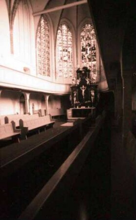 Ebstorf: Kirche, innen, von unten