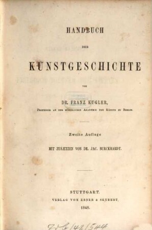 Handbuch der Kunstgeschichte