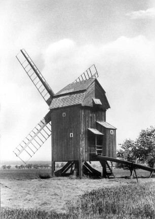 Doberlug-Kirchhain-Trebbus. Bockmühle, Baujahr 1881, Ansichtskarte, 1981