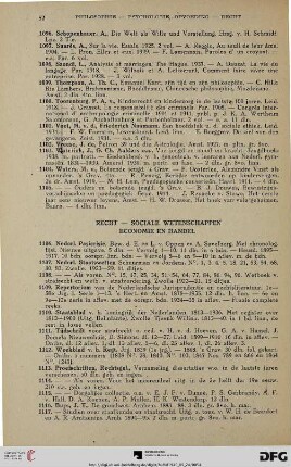 Recht – Sociale Wetenschappen – Economie en Handel (Nr. 1106-1186)