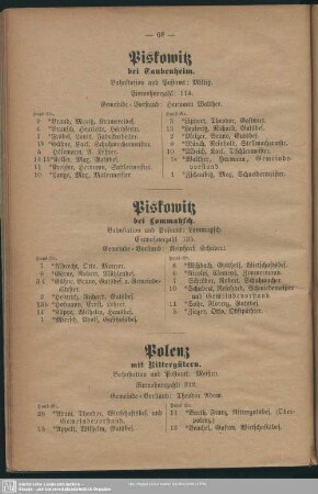 Piskowitz bei Lommatzsch
