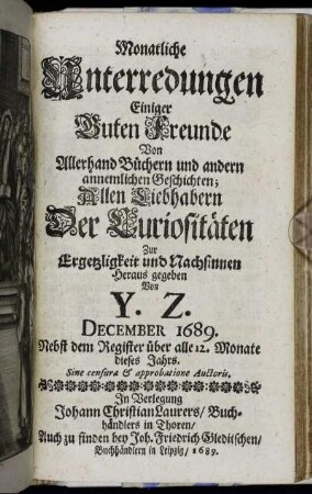 December 1689.