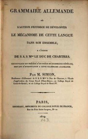 Grammaire allemande