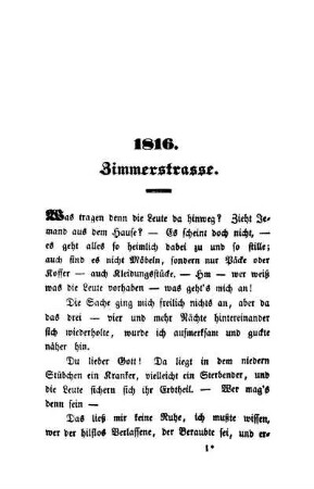 1816. Zimmerstrasse