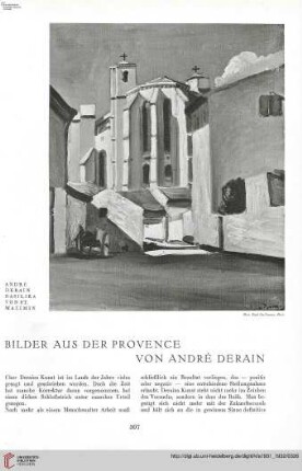 47: Bilder aus der Provence von André Derain