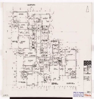 DeGeWo Britz, Buckow, Rudow, Berlin-Neukölln: Grundriss 7. bis 13. OG, 1:100