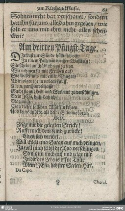 Am dritten Pfingst-Tage