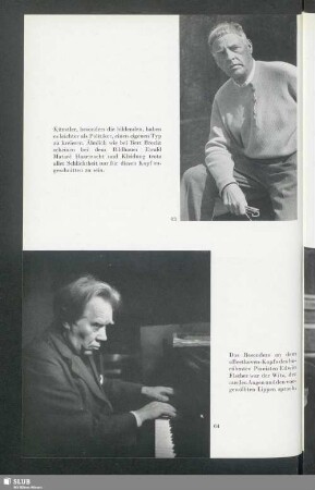 berühmter Pianist Edwin Fischer