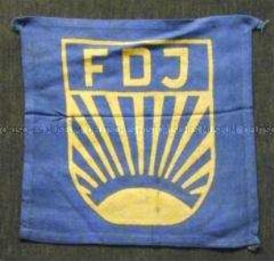 Emblem der Freien Deutschen Jugend (auf Gewebe)