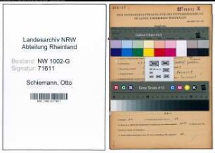 Entnazifizierung Otto Schiemann, geb. 08.03.1899 (Waeschereibetrieb)