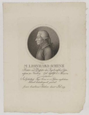 Bildnis des Leonhard Schenk