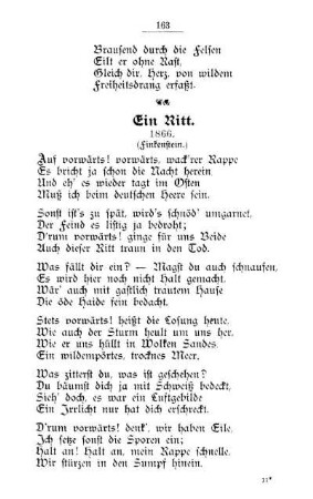 Ein Ritt