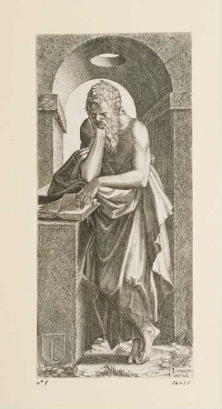 Heiliger Simon, Blatt 4 der Folge "Christus, zwölf Apostel und heiliger Paulus"