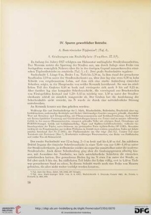 IV. Spuren gewerblicher Betriebe