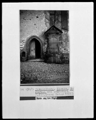 Epitaph für Johann Georg Bator
