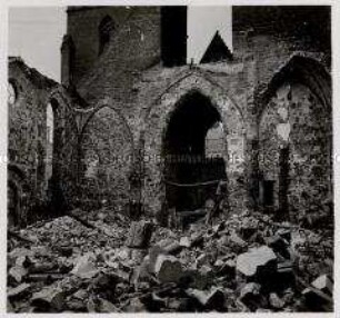 Kassel, Pfarrkirche St. Martin, Inneres, Zerstörungen