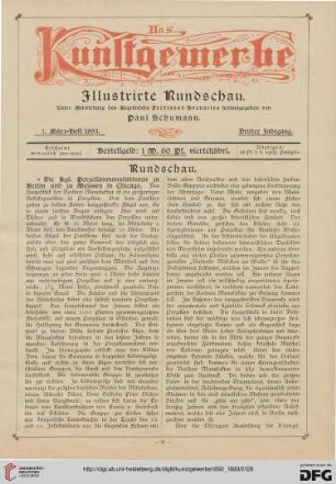 1. März-Heft 1893