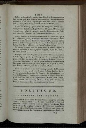 Politique.