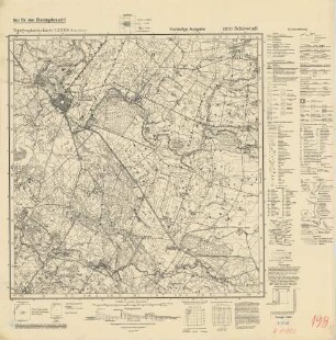 12103 Schirwindt, Topographische Karte 1:25000 (4cm - Karte)