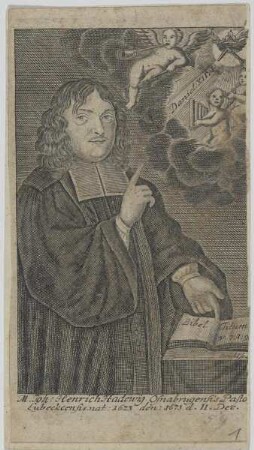 Bildnis des Joh. Heinrich Hadewig