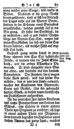 Etablissement auf diesem Landstrich, der die Colonie von Neu Plymouth, die Colonie von Massachuset, die Colonie von Connecticut, die Colonie von New-Heaven, die Colonie von Neu Hampshire, und der Provinz Main,