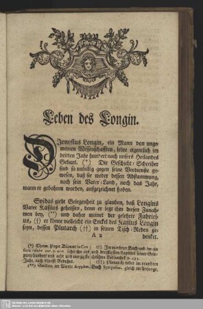 Leben des Longin.