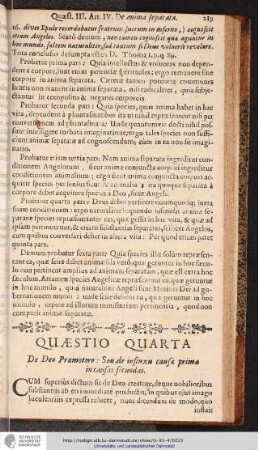 QUAESTIO QUARTA.