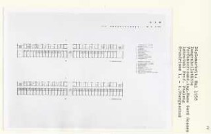 Lungenheilstätte Oberfranken (Diplomarbeit bei Peter Poelzig): Konservative Station, Operative Station, Grundriss 1. - 4. Obergeschoss 1:200