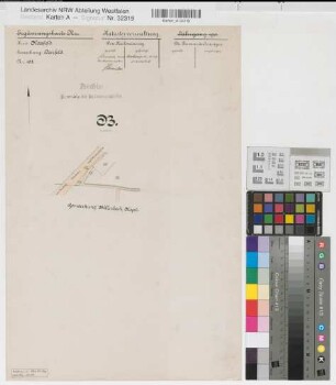 Billerbeck (Billerbeck), Zusammenlegung Hamern, Urkarte II Flur B