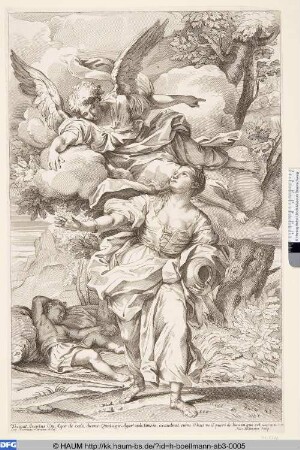 Hagar und Ismael mit dem Engel