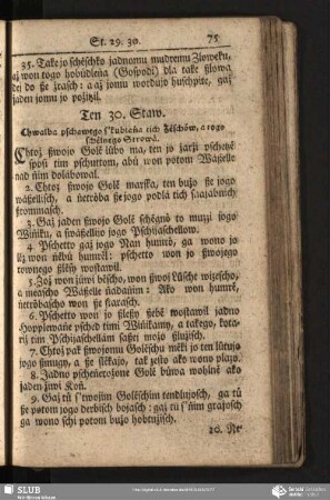 Ten 30. Staw