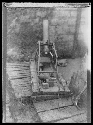 Leichter deutscher Minenwerfer