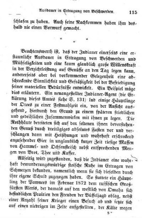 Ausdauer in Ertragung von Beschwerden.
