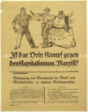 Aufruf zum Eintritt in die NSDAP