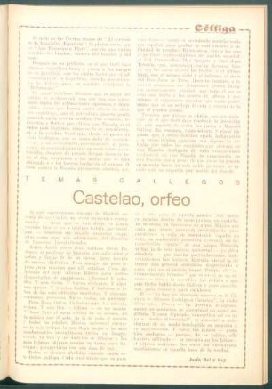 Temas gallegos : Castelao, orfeo