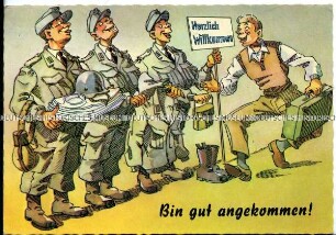 Soldatenhumor der Bundeswehr, Ankunft in der Kaserne