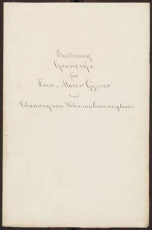 Maier, Franz, Gipser Bau eines Wohn- und Scheunengebäudes