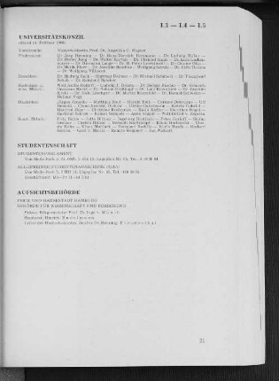 I.5 Aufsichtsbehörde