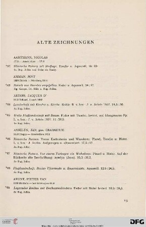 Alte Zeichnungen (Nr. 82-489)