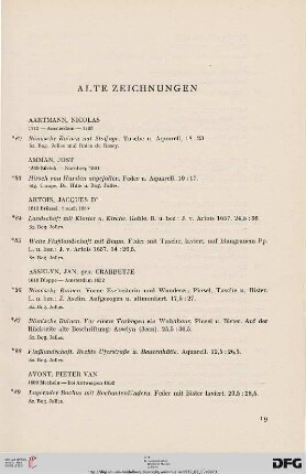 Alte Zeichnungen (Nr. 82-489)