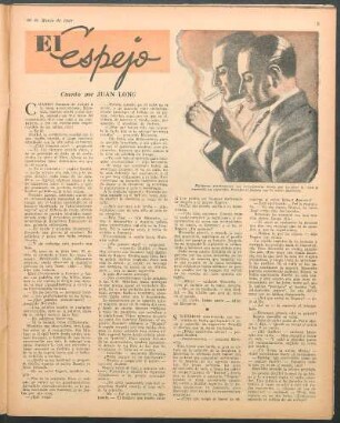 El espejo : Cuento por Juan Long