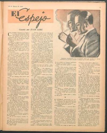 El espejo : Cuento por Juan Long