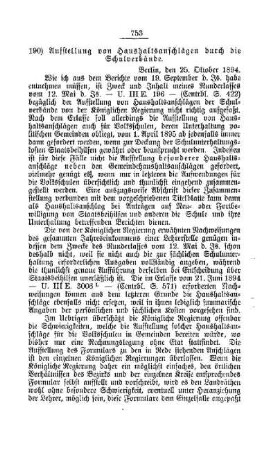 Aufstellung von Haushaltsanschlägen durch die Schulverbände : [E. Oeffentliches Volksschulwesen]