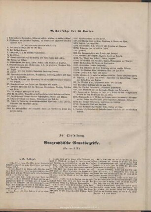 Zur Einleitung. Geographische Grundbegriffe
