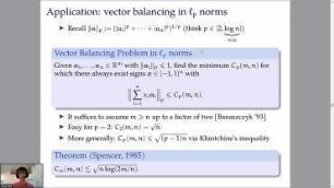 Vector Balancing in Lebesgue Spaces