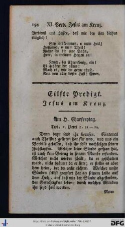 Eilfte Predigt.