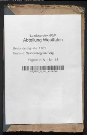 Rechtsstreit über die Grenzen der Sassenberger und Gröblinger Mark. (Vorakten der Kriegs- und Domänenkammer Münster)