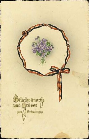 Glückwünsche und Grüsse zum Geburtstage