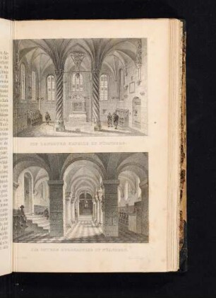 Die Landauer Kapelle zu Nürnberg; Die Untere Burgkapelle zu Nürnberg.