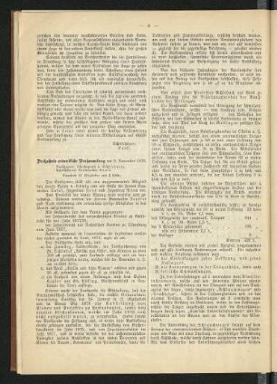 Dreizehnte ordentliche Versammlung am 9. November 1878